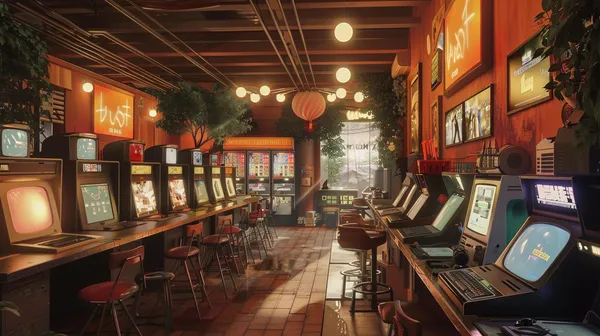 img of "Internet Cafe Evolution A Nostalgic Journey Through the Evolution of Internet Cafes"