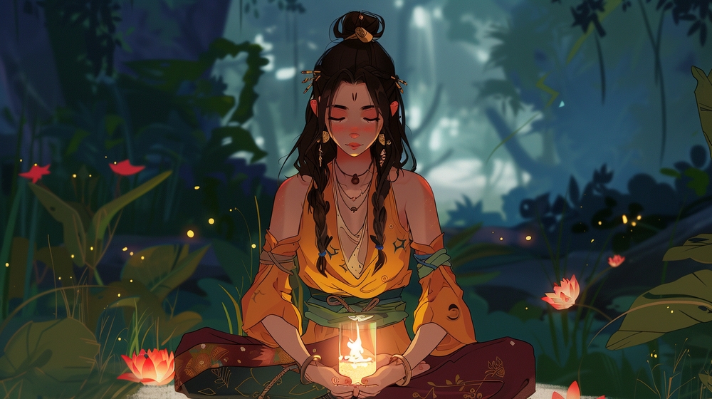 img of "Lotus Lantern Rescue Mother - A Mythology-Inspired Roguelite Game"