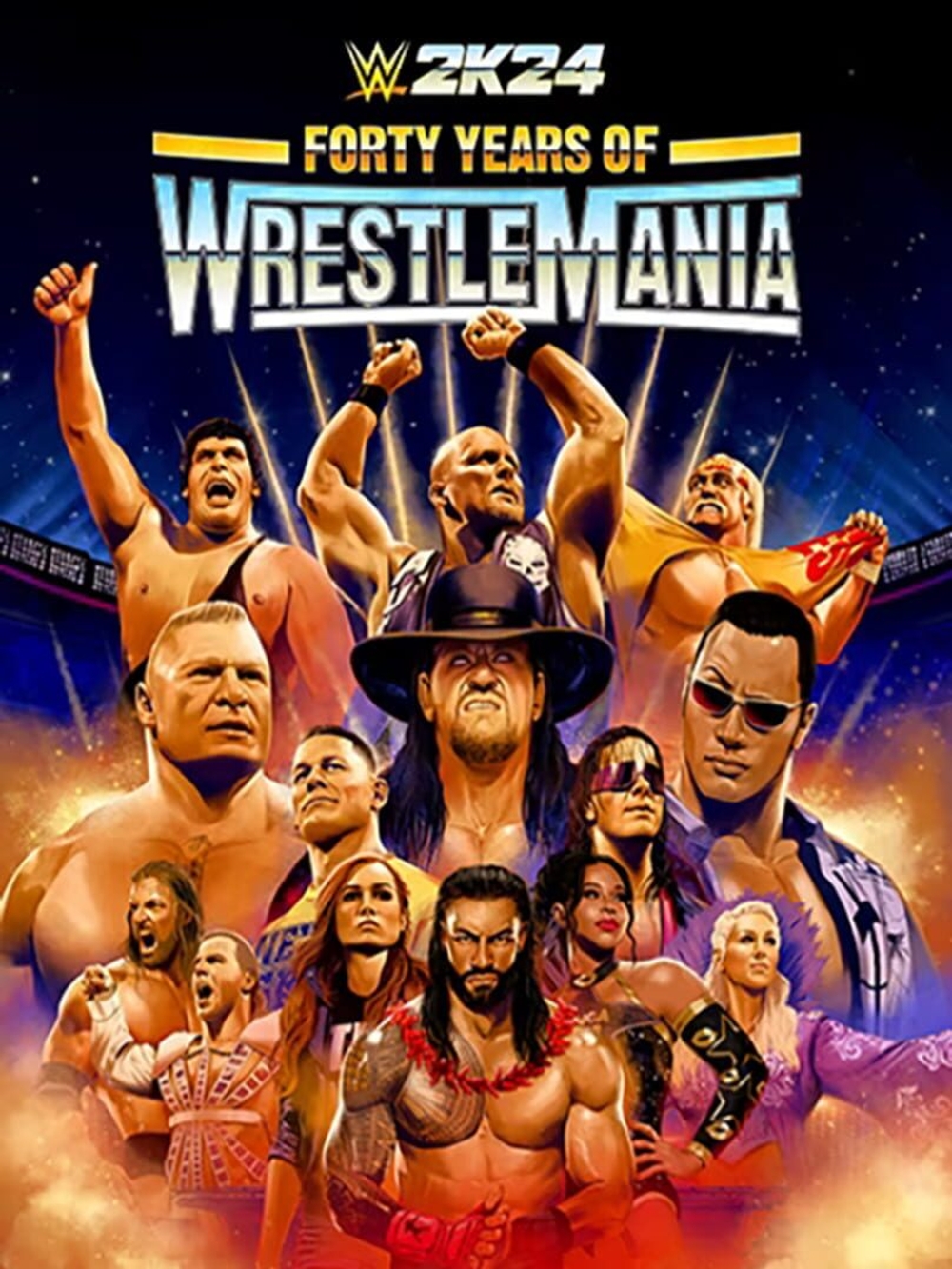 img of "WWE 2K24 Forty Years of WrestleMania A Celebration of Sports Entertainment"